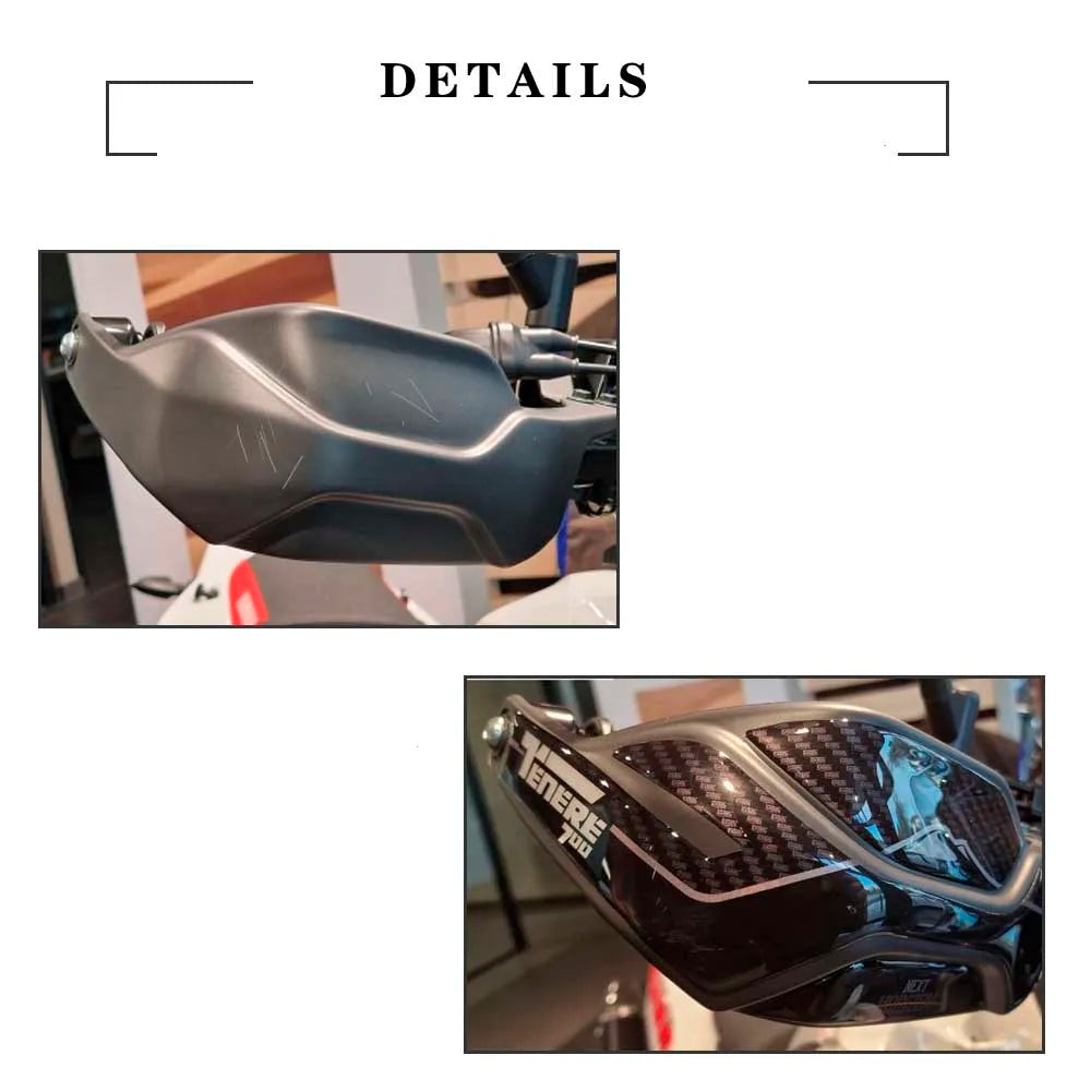 Sticker 3D en résine pour protège-mains - Yamaha Ténéré 700