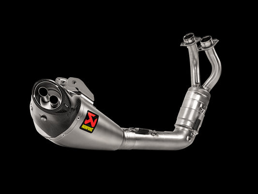 Ligne complète Akrapovic homologuée pour Yamaha MT-07 14-24/Tracer 7 20-23