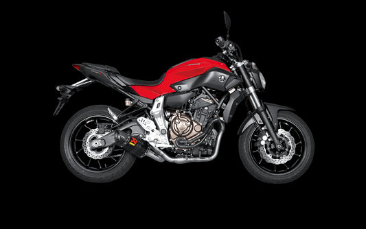 Ligne complete Akrapovic pour Yamaha MT-07 14-24/XSR700 16-20