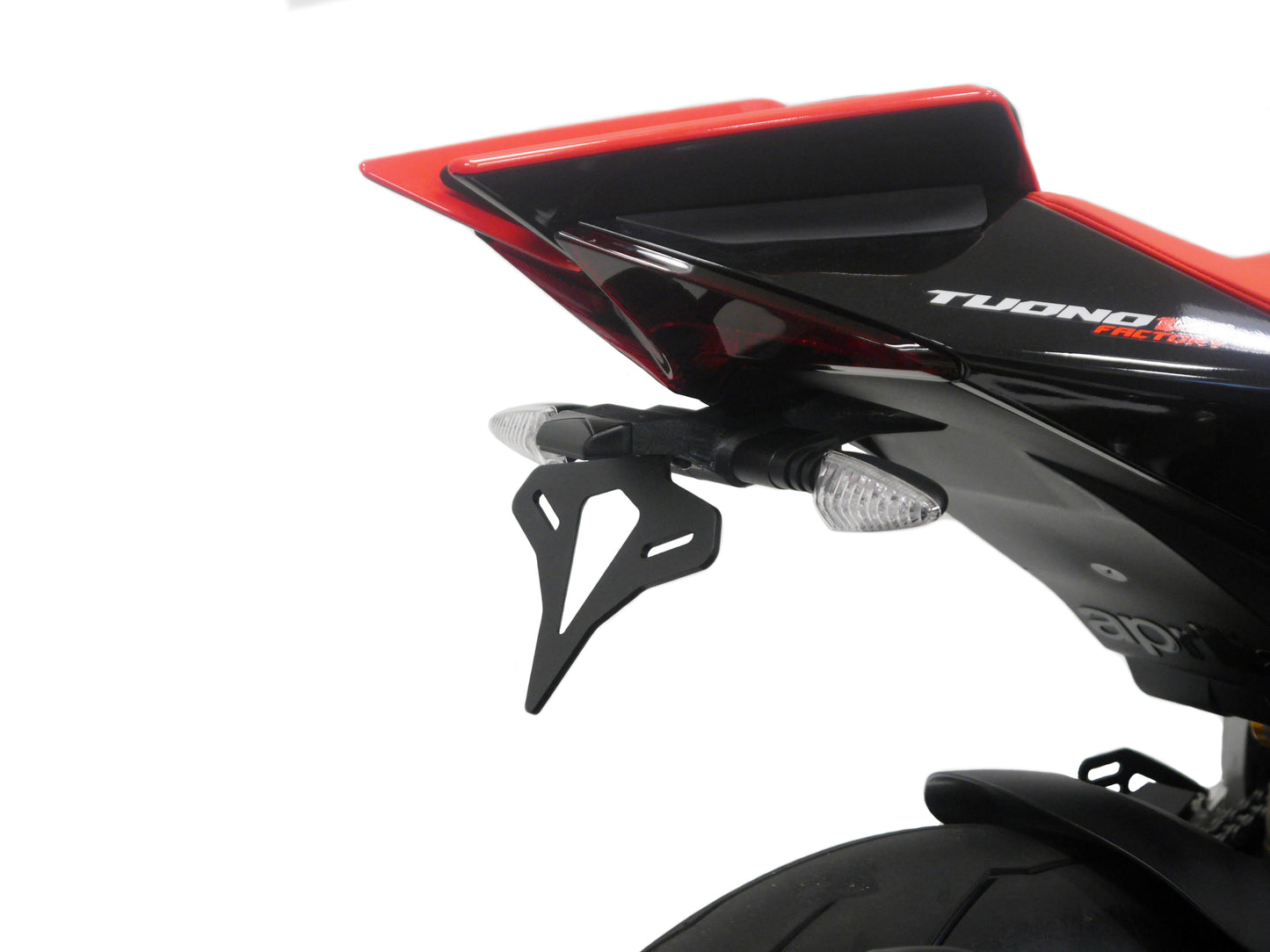 Support de plaque Evotech Performance – Aprilia RSV4 Factory (2025+)