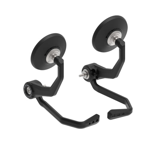 Kit de rétroviseurs d'embout de guidon Evotech Performance / Protections de frein et d'embrayage (rétro) - Aprilia Tuono 125 (2018+)