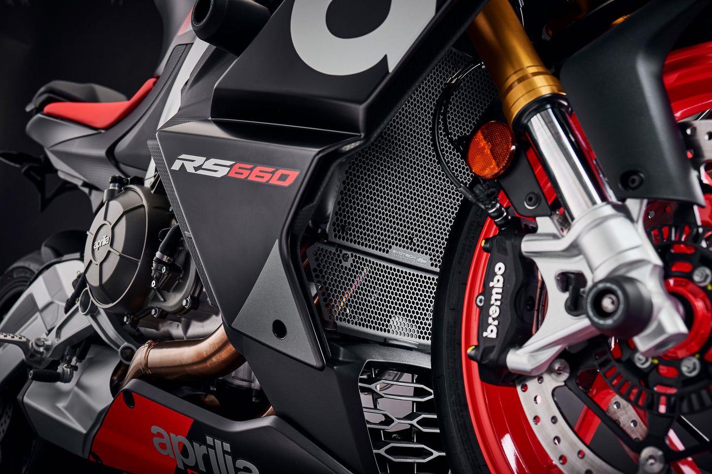 Ensemble de Grille de radiateur et de collecteur Evotech Performance – Aprilia RS 660 (2025+)
