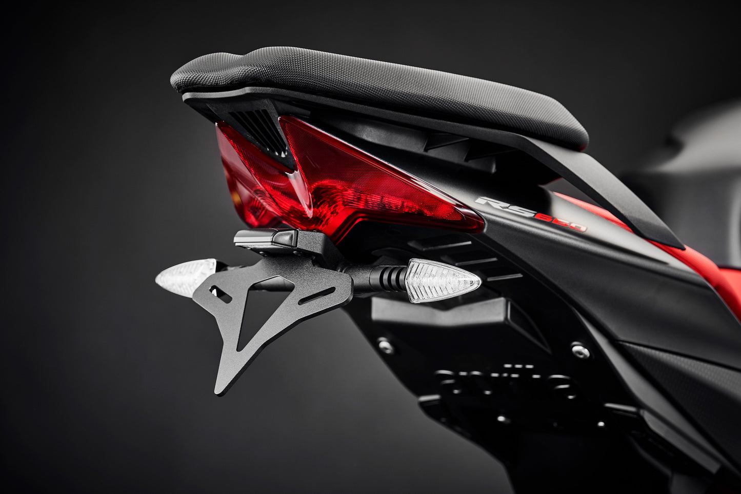 Support de plaque court Evotech Performance – Aprilia RS 660 (2021-2024)
