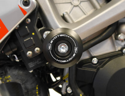 Roulettes de protection de cadre Evotech Performance Aprilia Tuono V4 2011 - 2014