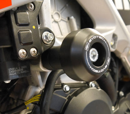 Roulettes de protection de cadre Evotech Performance Aprilia Tuono V4 2011 - 2014