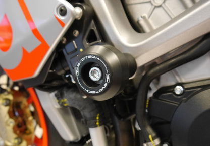 Roulettes de protection de cadre Evotech Performance Aprilia Tuono V4 2011 - 2014