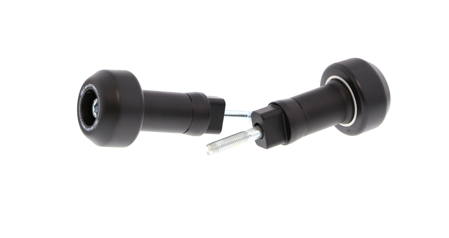 Roulettes de protection de cadre Evotech Performance Aprilia Tuono V4 2011 - 2014