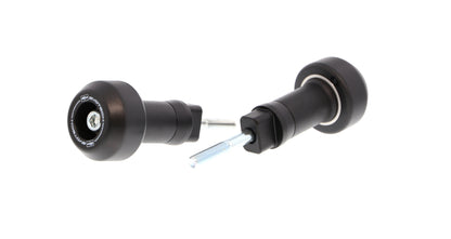 Roulettes de protection de cadre anti-collision Evotech Performance pour Aprilia Tuono V4 1100 (2015-2016)