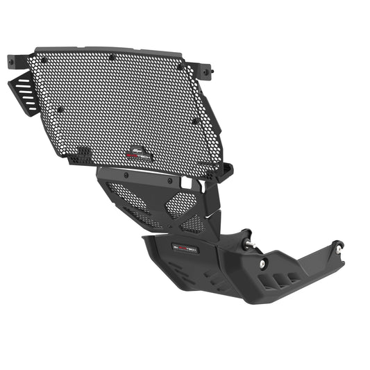 Ensemble de protections de radiateur, de moteur et de carter moteur Evotech – Ducati Hypermotard 698 Mono (2024+)