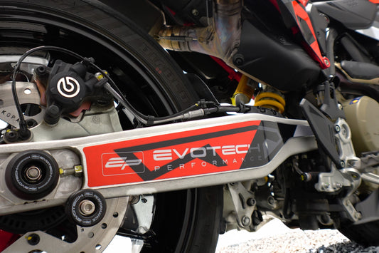 Autocollant/Protecteur de bras oscillant Evotech – Ducati Hypermotard 698 Mono RVE (2024+)