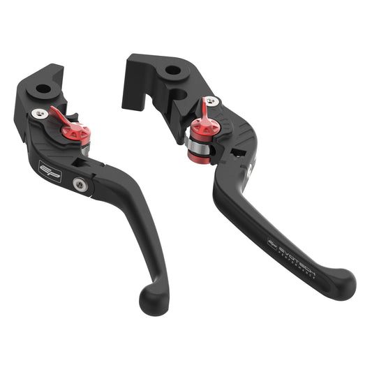 Ensemble leviers d'embrayage et de frein pliables Evotech Evo – Ducati Hypermotard 698 Mono (2024+)
