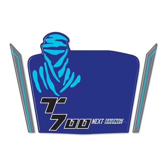 Sticker 3D DAKAR pour bulle - Yamaha Ténéré 700