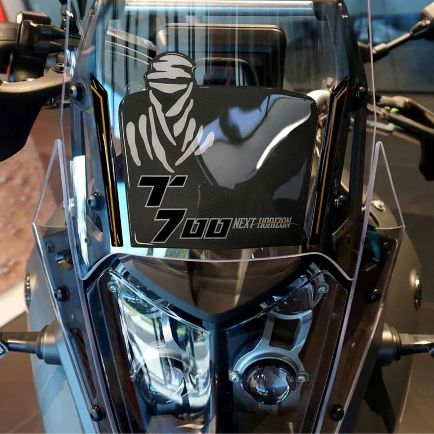 Sticker 3D DAKAR pour bulle - Yamaha Ténéré 700